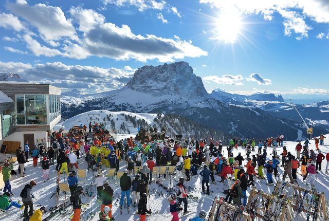 Narty w Val Gardena 