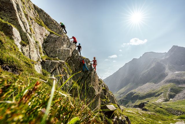 Wspinaczka w Alpach - dolina Stubai